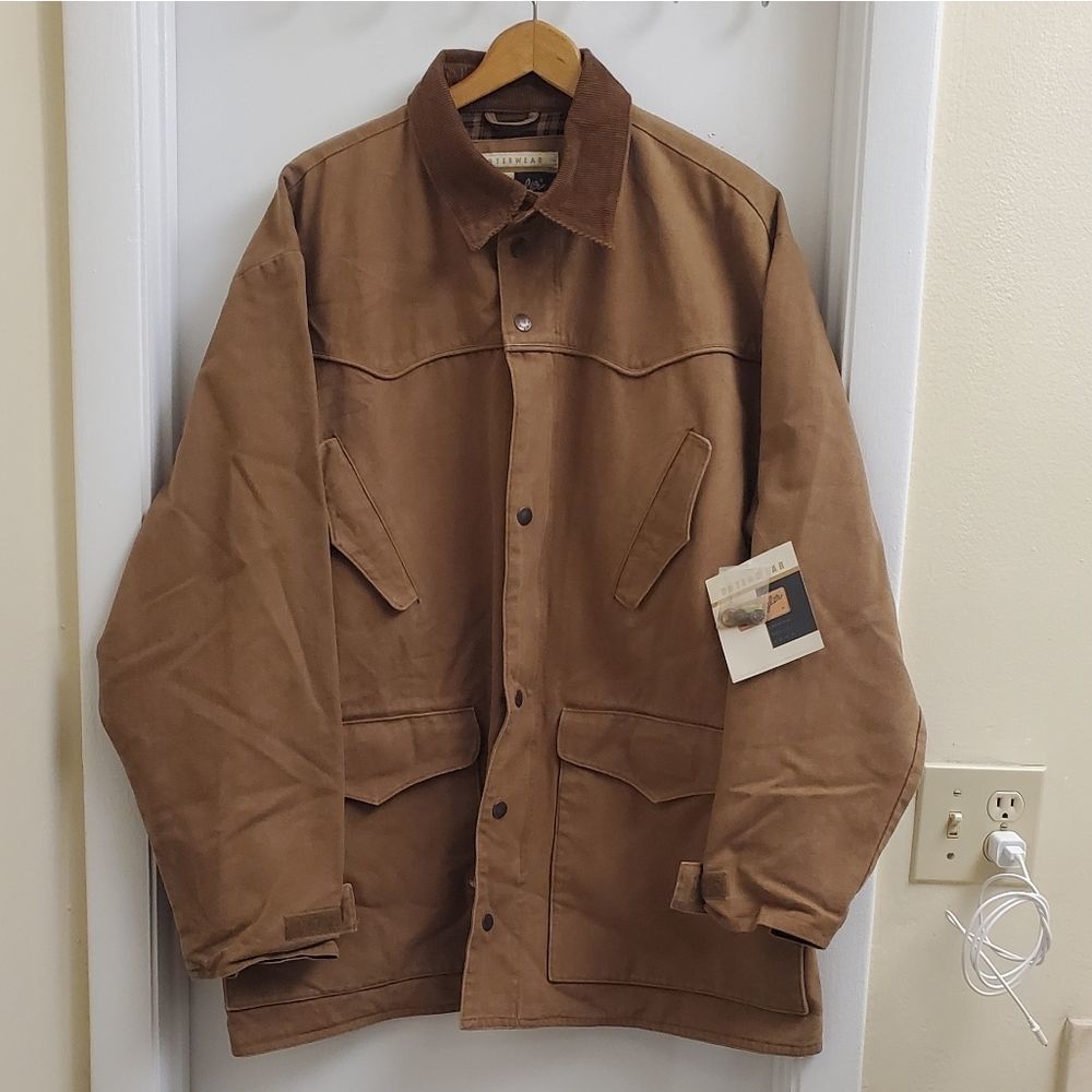 🤩New with tags Rare Vintage Wrangler outerwear flannel fleece lined jacket XL